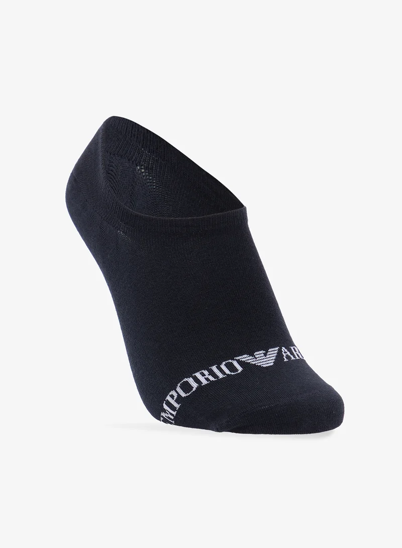 EMPORIO ARMANI  3 Pack Of Logo Liner Socks for Men | Best Price UAE